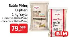 YAYLA BALDO PİRİNÇ ÇEŞİTLERİ 1 KG
